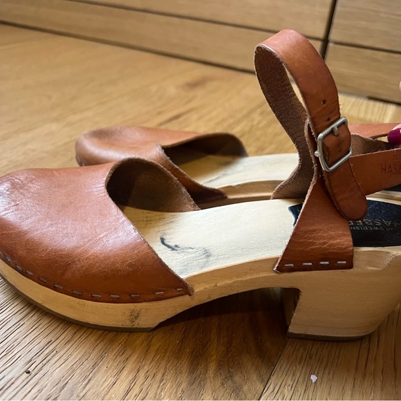 Swedish Hasbeens New Covered Women's Size 10/ 40 Nature - Picture 7 of 8